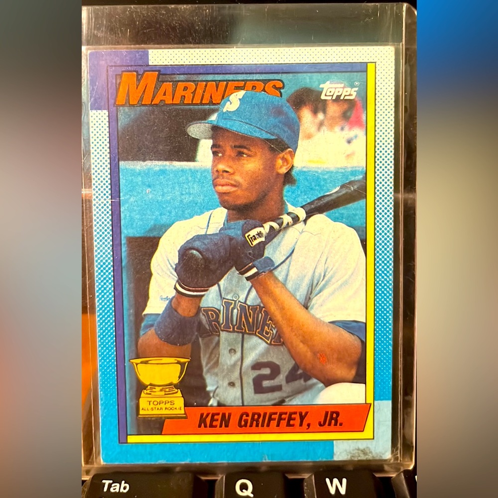 Ken Griffey Jr rookie card.